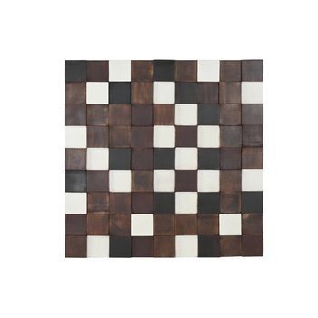 Decoracion Pared Mango 90x4x90 Cuadrados 3d