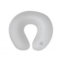 almohada de viaje de espuma viscoelastica airknit gris