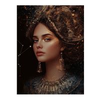 cuadro mujer libra alu-dibond 30x40 cm