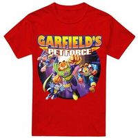 garfield camiseta pet force four para mujer
