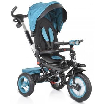 Triciclo Con Bandeja Musical Byox Jockey Bandeja Turquesa