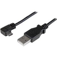 startechcom cable de 05m micro usb acodado a la derecha para carga y sincronizacian de smartphones o tablets