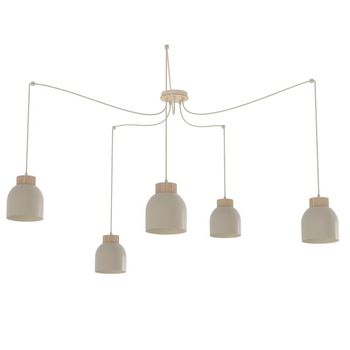 Lámpara colgante prut moca (5 luces)
