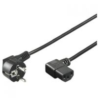 goobay cable de alimentacion para cpu acodado c14c13 5m negro