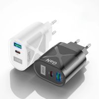 cargador de pared uslion 65w gan 33w usb-c pd pps  33w usb-a qc30 de carga rapida para iphone 13 13 mini para ipad pro