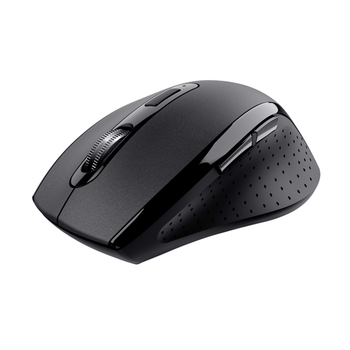MOUSE TRUST WIRELESS YVI+ NEGRO SILENT CLICK 1600DPI AJUSTABLE 6 BOTONES