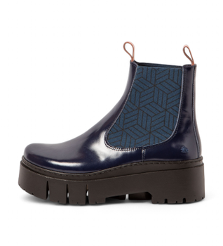 Art para mujer. 1176612ZR003_0B0 Botines de Piel 1766 Leeds marino (36), 3 a 5cm, Ninguno, Casual