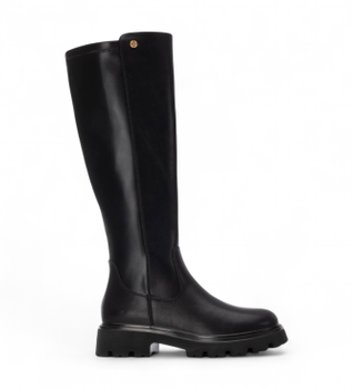 Xti para mujer. 14441901-NEGRO Botas 144419 negro (39), Plano, 1 a 3cm, Cremallera, Casual