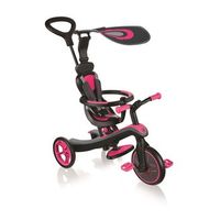 triciclo globber explorer 4 en 1 rosa