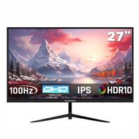 monitor para juegos de 27 con pantalla ips de 2560x1440 frecuencia de actualizacion de 100hz hdr10 tiempo de respuesta de 3ms baja luz azul y sin parpadeos 300cdm pantalla expandible para
