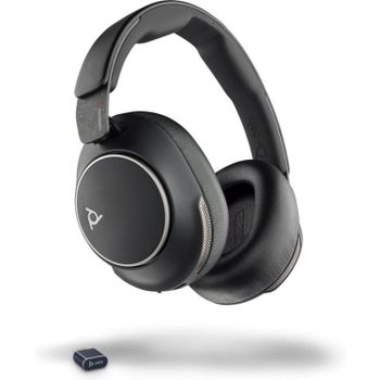 Auricular POLY Inalámbrico Bluetooth ANC Adaptativa Micrófono 24h Autonomía Negro