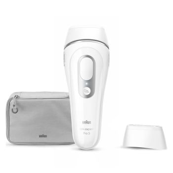 Depiladora Luz Pulsada Braun Silk-expert Pro 3 L3020, Luz Pulsada IPL, Cabezal de Contacto con la Piel