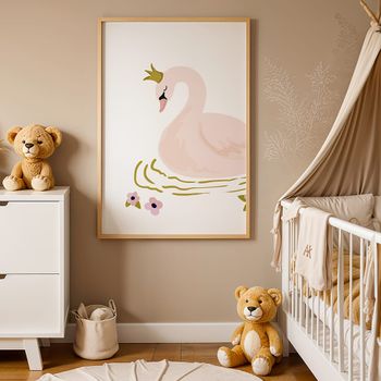 Poster cisne, 50x70 cm