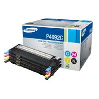 samsung clt-p4092c original toner cartridges - 4 pack bkcmy