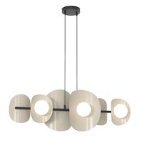 lampara colgante lithora moka 6 luces