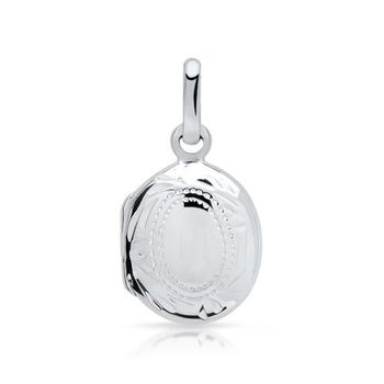 Exclusivo medallón con bisagra de plata 925