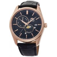 relojes automatico hombre orient contemporary rn-ak0304b jdm sun  moon 415mm cristal de zafiro correa de cuero 50m wr jdm mercado interior japones