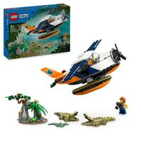 lego city exploradores de la jungla hidroavion juego de construccion  6 anos - 60425