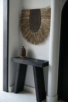 decoracion de pared de hierba en marron 85x5x81cm