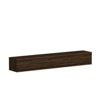 soporte de tv de madera terra - 31 x 180 x 26 cm - nogal