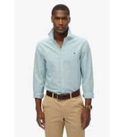 superdry para hombre m4011037a camisa classic oxford ls verde s casual algodon clasico manga larga