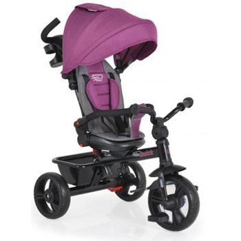 Triciclo Byox Rápido Con Respaldo Ajustable Púrpura