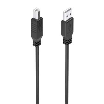 AISENS Cable USB 2 0 con Amplificador Tipo A M B M Negro 10m