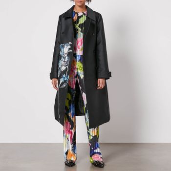 Stine Goya Wessi Floral-Jacquard and Twill Coat - S