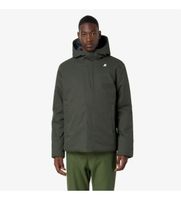 k-way para hombre k8133dw chaqueta jacko twill marmotta verde s casual poliester