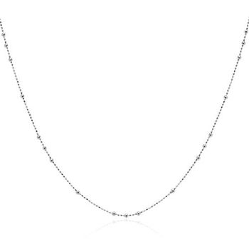 Cadena de bolas de plata 925
