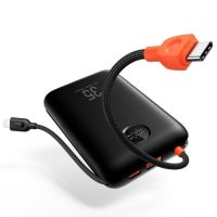power bank veger 20000mah 35w carga rapida cables integrados led