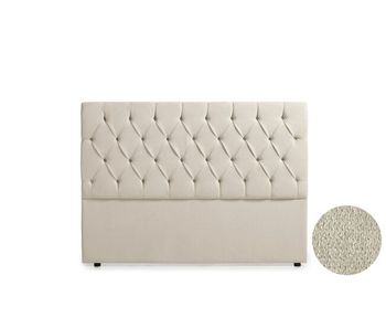 Cabecero tapizado capri acualine 170x120x12 cm - moonia
