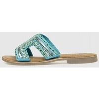 obvio sandalias sandalia hanako turquesa para mujer