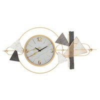 reloj de pared de metal multicolor cm 120x6x60