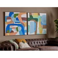oleo abstr colorido 80x80 cms s2 80x3x80 cms
