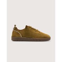koala bay zapatillas baskets en daim kaki - tania para mujer