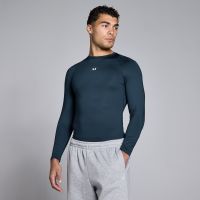 camiseta interior de manga larga training para hombre de mp - zafiro oscuro - s