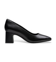 clarks para mujer 26183032 zapatos de piel fernie court negro 365 3 a 5cm ninguno casual fiesta clasico