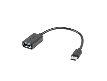 ADAPTADOR LANBERG OTG USB-C(M) A USB-A 2.0 (H) 15 CM NEGRO