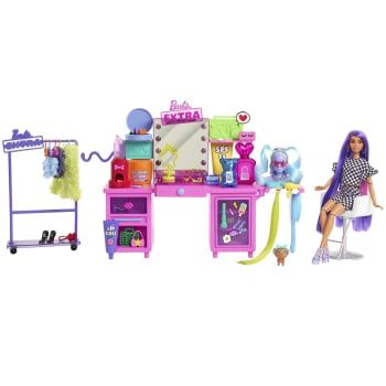 Barbie Extra Tocador para Muñecas y Accesorios de Moda +3 Años