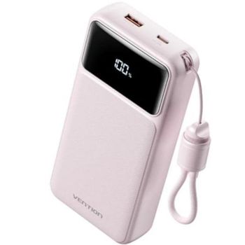 Power Bank Vention XGYP0-40-TY 20000 mAh 22.5W Rosa