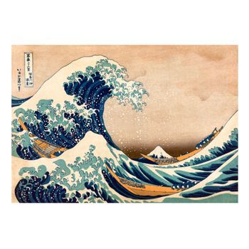 Papel Pintado 3d - Hokusai: The Great Wave Off Kanagawa (reproduction) (200x140 Cm)
