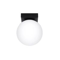 foco de superficie eaus negro 1 luz