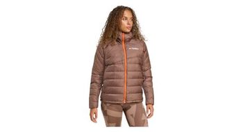 Chaqueta de pluma adidas terrex xperior climawarm  marron  mujer
