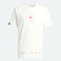 camiseta adidas donovan mitchell graphic - blanca