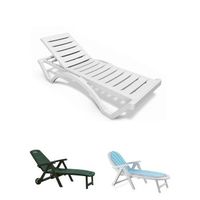 tumbona multiposicion para exterior - hamaca elegante y moderno resistente a los rayos uv  x 4 unds blancojardin202