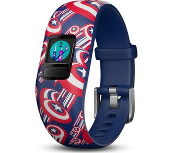 GARMIN vivofit jr 2 Kid's Activity Tracker - Captain America, Adjustable Band
