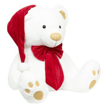 Osito Blanco Lazo 100cm