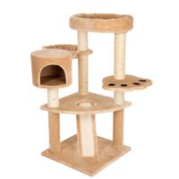 bears den cat tree - beige