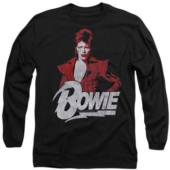 David Bowie Camiseta manga larga Diand para mujer